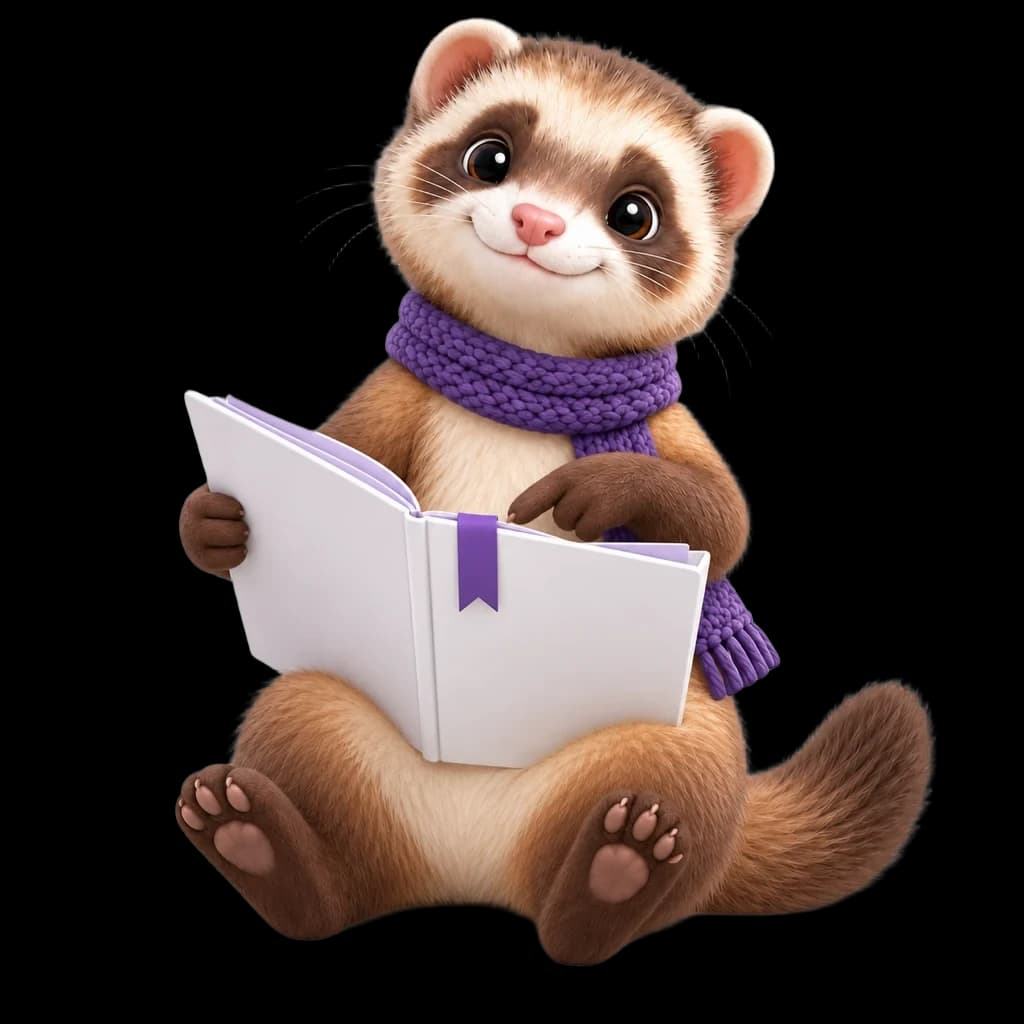 Snoot reading a finished report